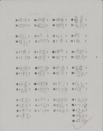 专项复习 形近字同音字组词