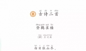 8.古诗二首《登鹳雀楼》《望庐山瀑布》