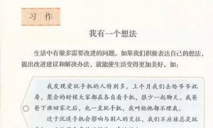 习作 我有一个想法