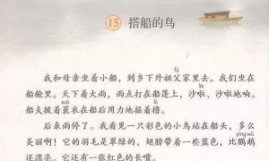 15.搭船的鸟