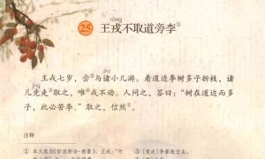 25.王戎不取道旁李