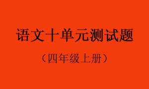 10.语文十单元测试题