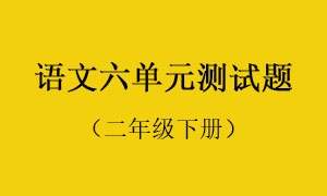 6.语文六单元测试题