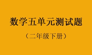 5.数学五单元测试题
