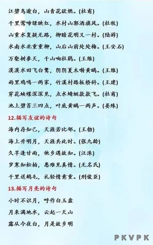 小学语文资料大全：包含了句子、词语等各方面的知识
